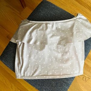 Kortni Jeane Off-The-Shoulder Swim Top